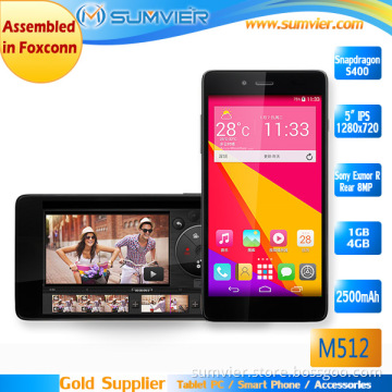 4G 5" Quad Core Msm8926 IPS Full Angle HD Nfc Android Smart Phone (M512)